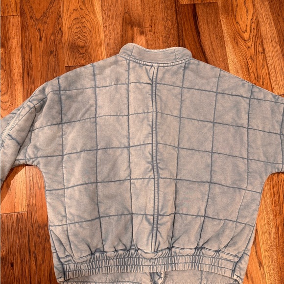Free People Blue Quilted Jacket - Picture 3 of 10